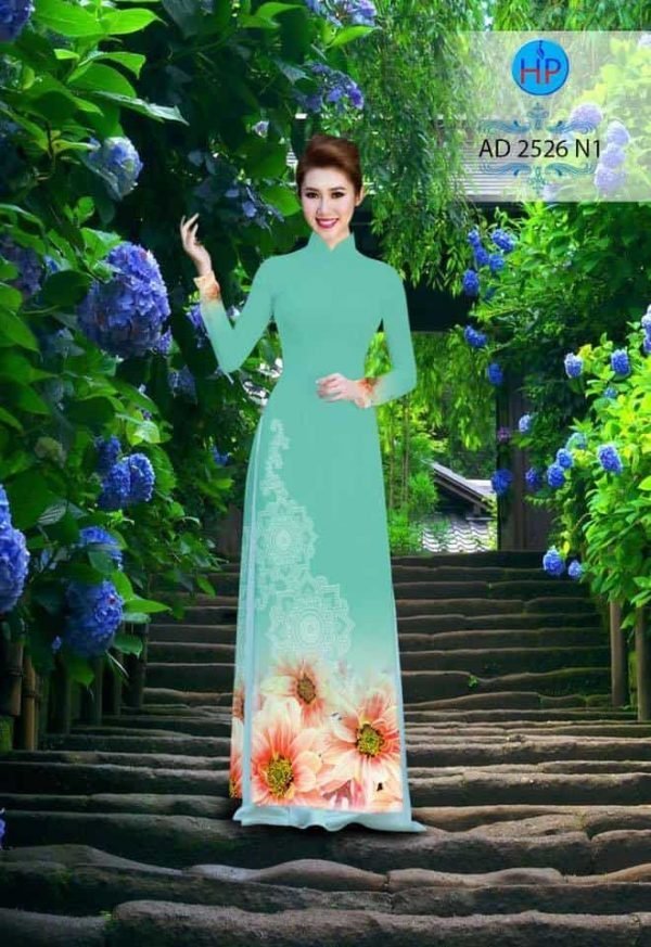 vai-ao-dai-in-hoa-to-ben-duoi-mau-xanh-ngoc