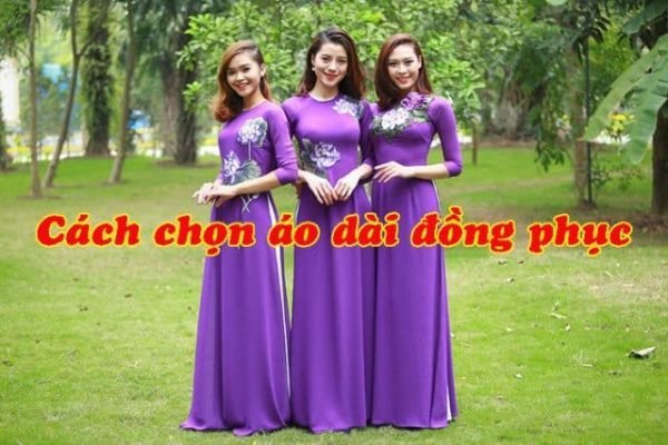 cách chọn áo dài đồng phục