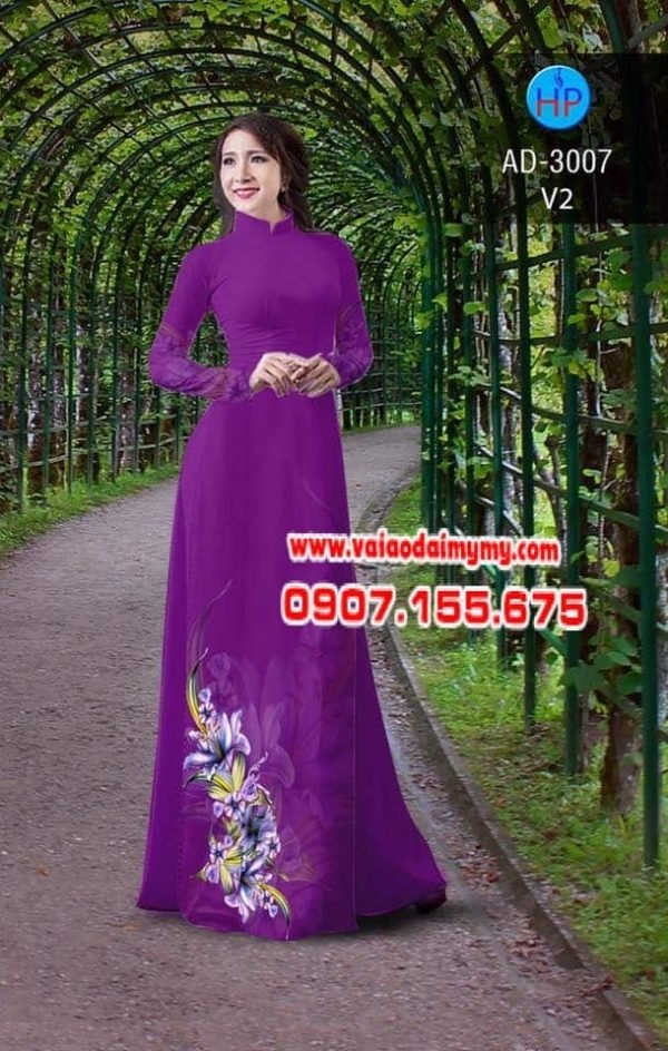 vai-ao-dai-in-hinh-hoa-to-duoi-ta-mau-tim