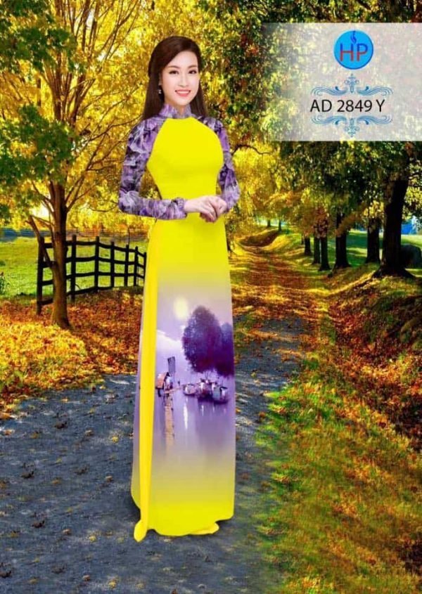 vai-ao-dai-in-hinh-phong-canh-mau-vang