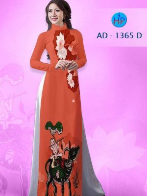vải áo dài hoa sen đẹp (152)