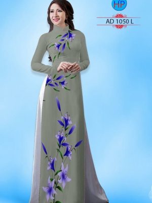 Vải áo dài hoa Ly AD 1050