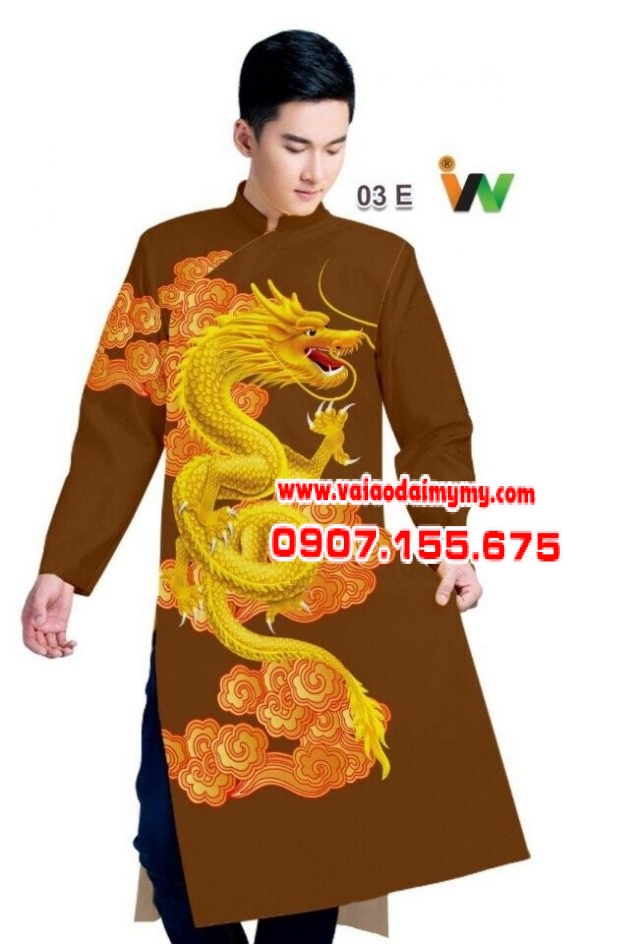 Áo dài nam con rồng là một trang phục thể hiện sự quý tộc và vẻ đẹp truyền thống của Việt Nam. Với họa tiết rồng sành điệu, áo dài mang lại cho nam giới nét đẹp lịch lãm và sang trọng.