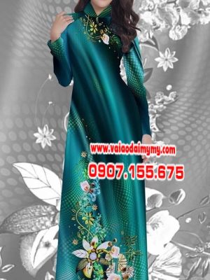 Vải áo dài hoa đẹp AD HA021