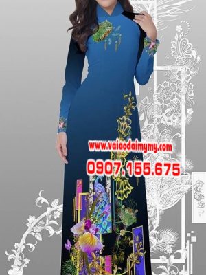 Vải áo dài hoa đẹp AD HA029