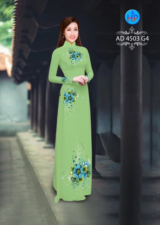 Vải áo dài Hoa in 3D AD 4503 29