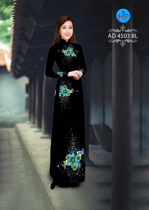 Vải áo dài Hoa in 3D AD 4503 31