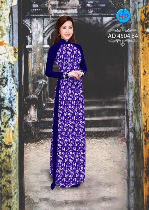 1501669169 369 vai ao dai hoa nho xinh nguyen ao ad