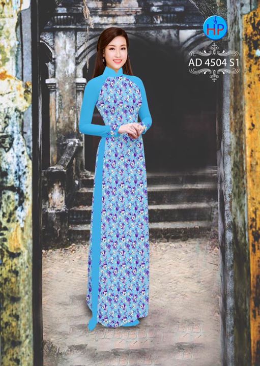 1501669170 189 vai ao dai hoa nho xinh nguyen ao ad