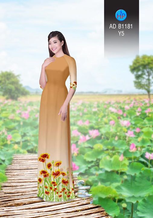 Vải áo dài Hoa Cúc AD B1181 27
