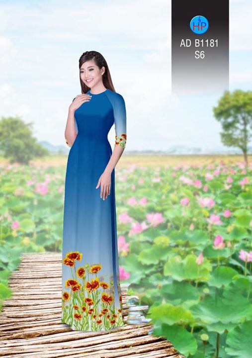 Vải áo dài Hoa Cúc AD B1181 29
