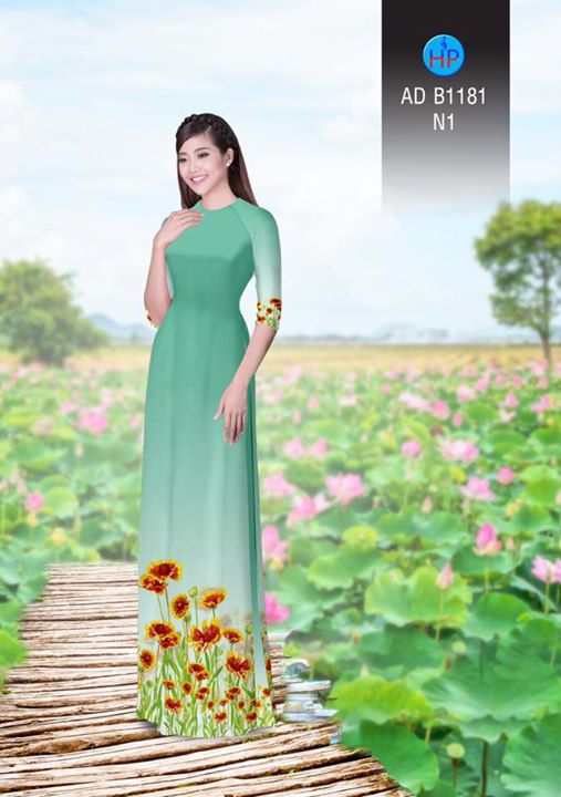 Vải áo dài Hoa Cúc AD B1181 31