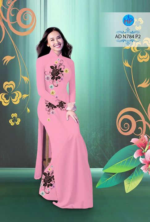 1501676062 284 vai ao dai hoa hong den dep sang ad