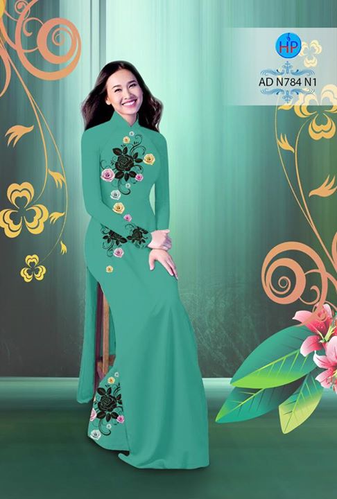 1501676062 917 vai ao dai hoa hong den dep sang ad