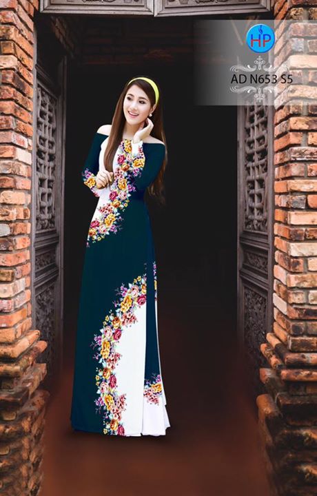 Vải áo dài Hoa in 3D AD N653 31