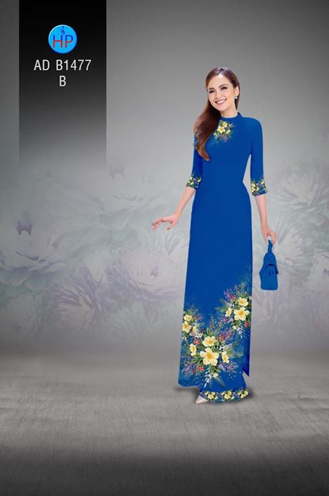 Vải áo dài Hoa in 3D AD B1477 29