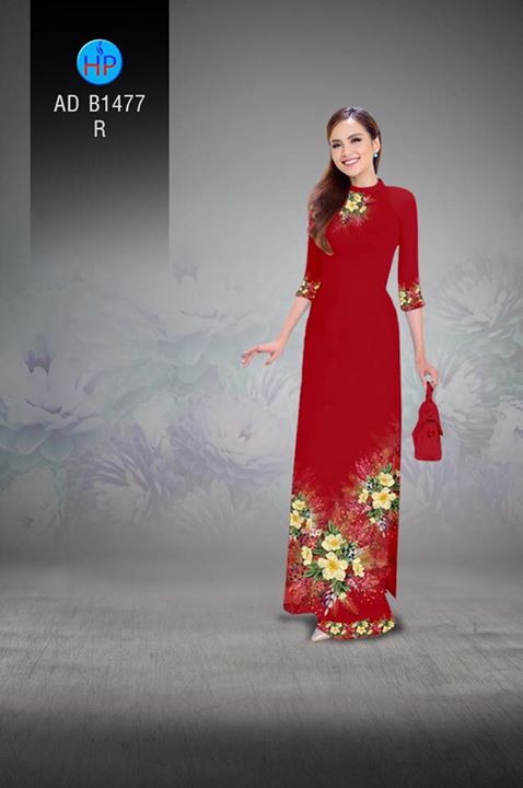 Vải áo dài Hoa in 3D AD B1477 28