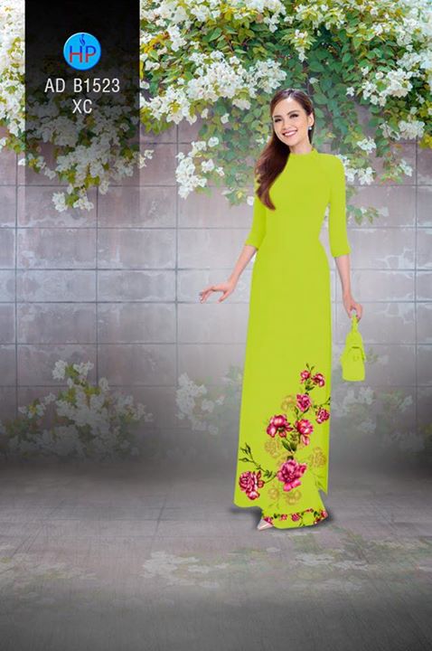 Vải áo dài Hoa in 3D AD B1523 29