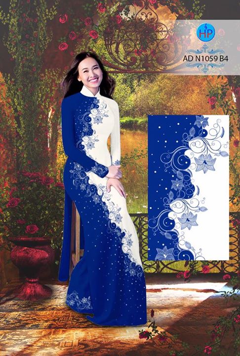 1502723953 383 vai ao dai hoa van ve in 3d ad