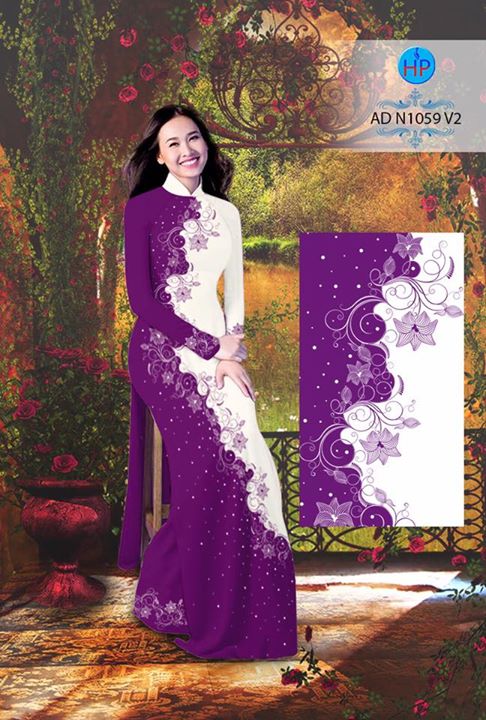 1502723954 444 vai ao dai hoa van ve in 3d ad