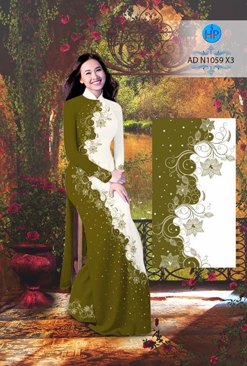 1502723955 965 vai ao dai hoa van ve in 3d ad