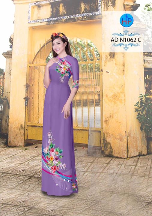 Vải áo dài Hoa in 3D AD N1062 29
