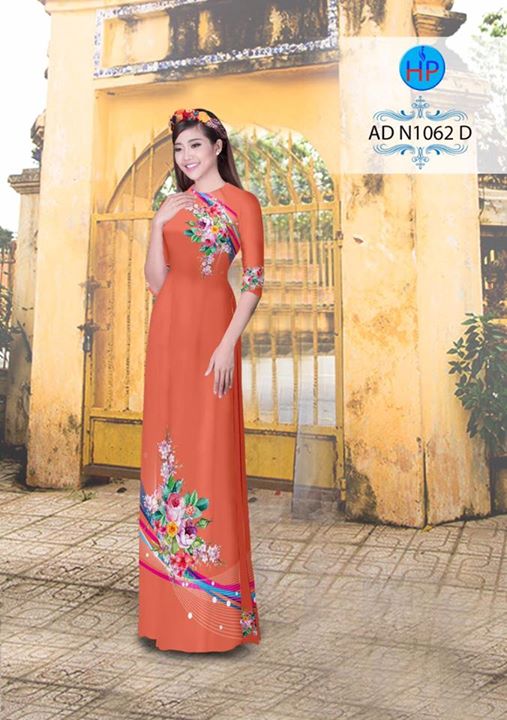Vải áo dài Hoa in 3D AD N1062 28