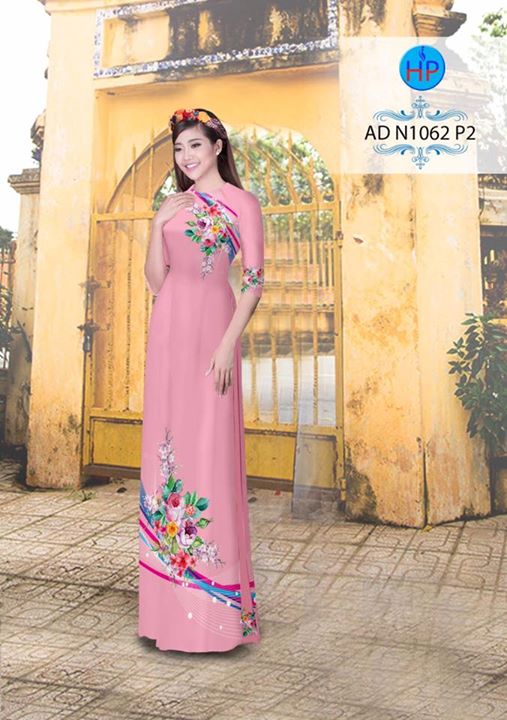 Vải áo dài Hoa in 3D AD N1062 32