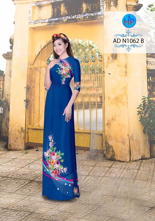 Vải áo dài Hoa in 3D AD N1062 33