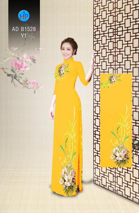 Vải áo dài Hoa in 3D AD B1528 27