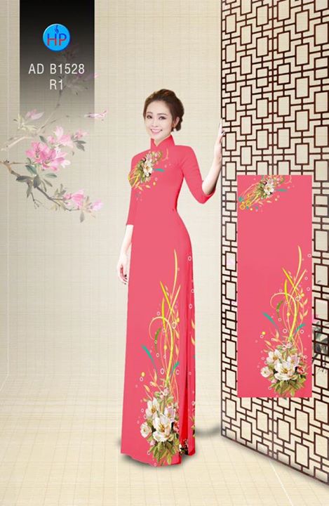Vải áo dài Hoa in 3D AD B1528 29