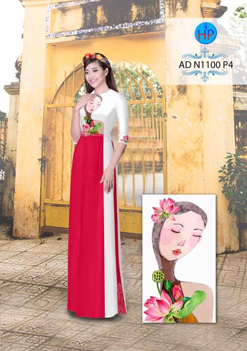 1503502421 857 vai ao dai thieu nu ben hoa sen ad