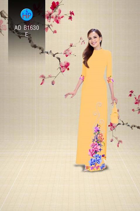 Vải áo dài Hoa in 3D AD B1630 30