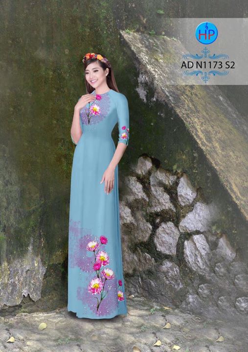 Vải áo dài Hoa Cúc AD N1173 27