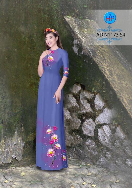 Vải áo dài Hoa Cúc AD N1173 29