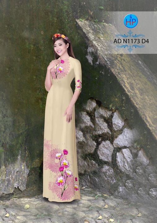 Vải áo dài Hoa Cúc AD N1173 33