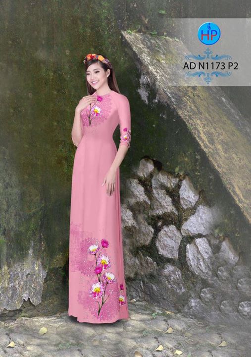 Vải áo dài Hoa Cúc AD N1173 36