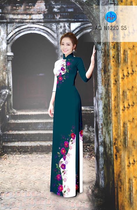 Vải áo dài Hoa in 3D AD N1220 27