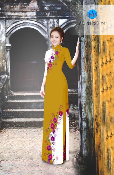 Vải áo dài Hoa in 3D AD N1220 29