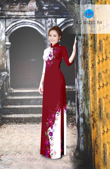 Vải áo dài Hoa in 3D AD N1220 28