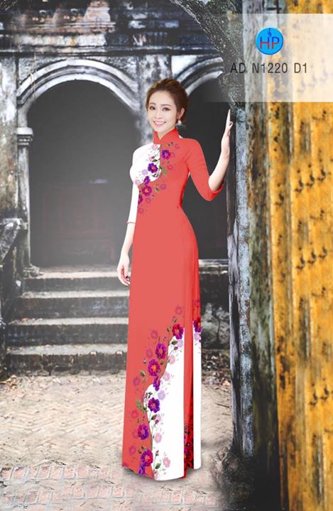 Vải áo dài Hoa in 3D AD N1220 37