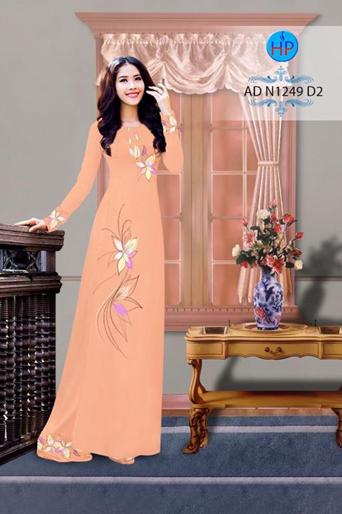 Vải áo dài Hoa in 3D AD N1249 27