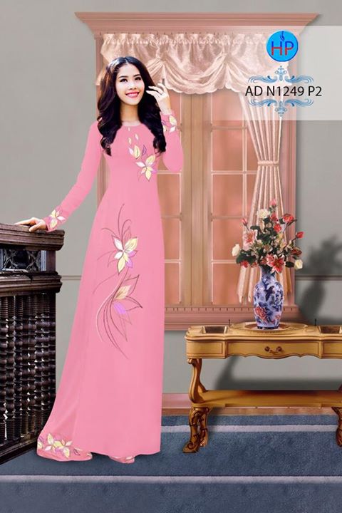 Vải áo dài Hoa in 3D AD N1249 31
