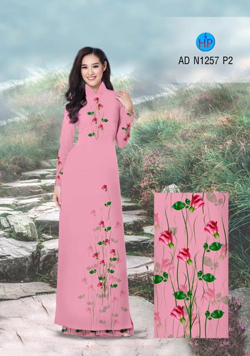 1506272597 422 vai ao dai hoa hong manh mai ad