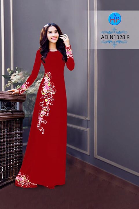 Vải áo dài Hoa in 3D AD N1328 27