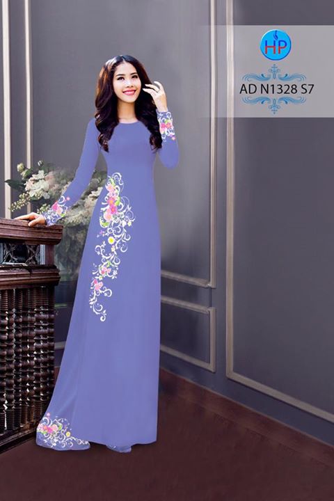 Vải áo dài Hoa in 3D AD N1328 29