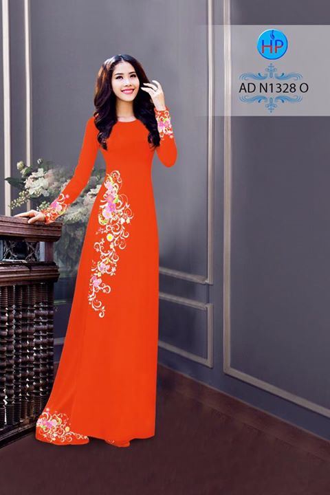 Vải áo dài Hoa in 3D AD N1328 36
