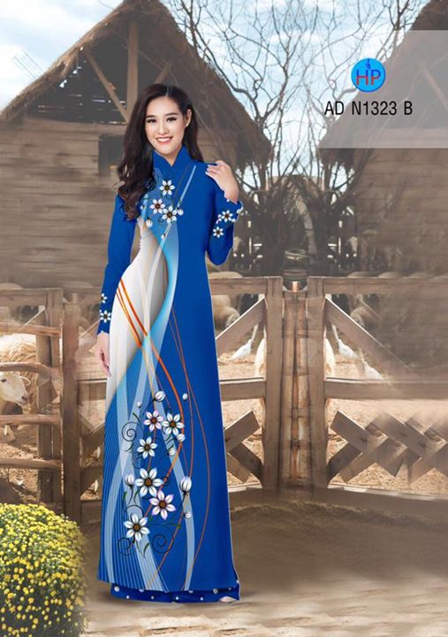 Vải áo dài Hoa in 3D AD N1323 28