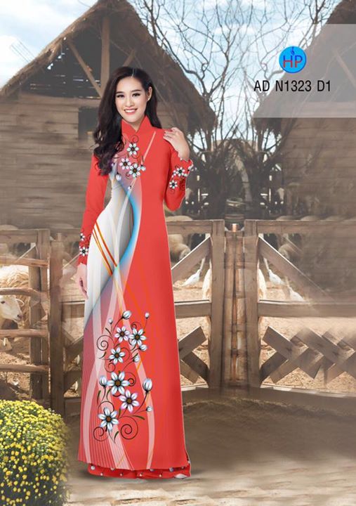 Vải áo dài Hoa in 3D AD N1323 29