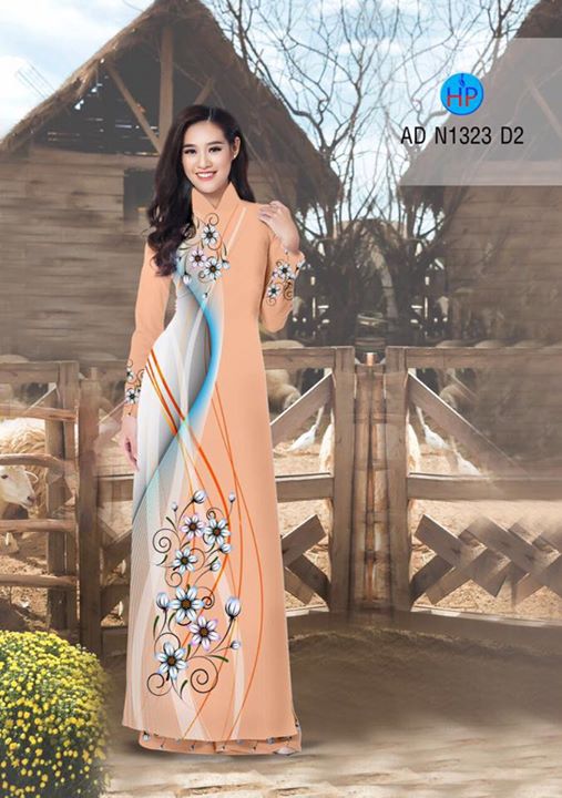 Vải áo dài Hoa in 3D AD N1323 31